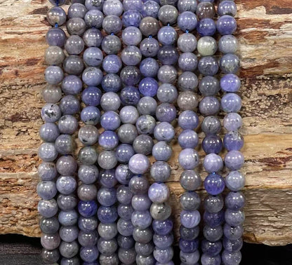 Natural Tanzanite Round 6mm 8mm-1